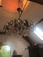 Palwa 10-lichts hanglamp kristal Hollywood Regency, Huis en Inrichting, Lampen | Kroonluchters, Ophalen of Verzenden, Gebruikt