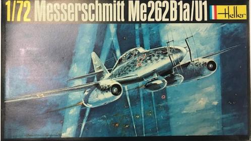 Coelianmodels, Heller 233, Me 262B 1a/U1, 1/72 €12,-, Hobby en Vrije tijd, Modelbouw | Vliegtuigen en Helikopters, Nieuw, Vliegtuig