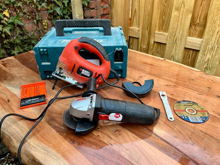 Accu boor, schuurmachines, slijptol, decoupeerzaag, Doe-het-zelf en Verbouw, Gereedschap | Overige machines, Gebruikt, Ophalen