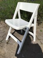 Wittte klapstoel Flair Plaisir kunststof design ‘80, Ophalen, Zo goed als nieuw, Kunststof, Inklapbaar