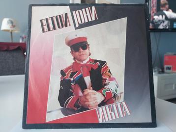 7" Single Elton John - Nikita / The Man Who Never Died beschikbaar voor biedingen