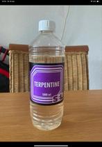 Fles Terpentine - Niet Vol, Gebruikt, Overige kleuren, Ophalen of Verzenden, Verf
