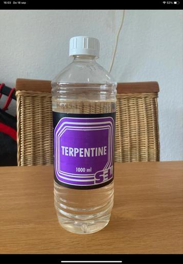 Fles Terpentine - Niet Vol beschikbaar voor biedingen