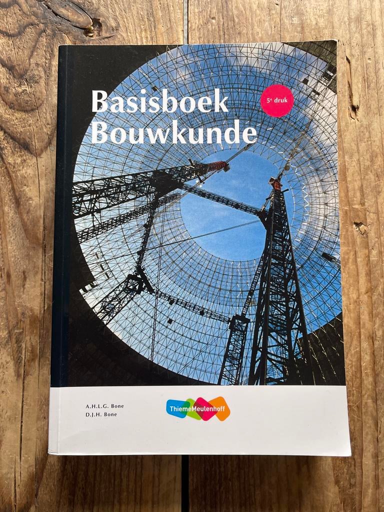 Basisboek Bouwkunde - Zo goed als nieuw!, Boeken, Ophalen of Verzenden, Zo goed als nieuw, Bouwkunde