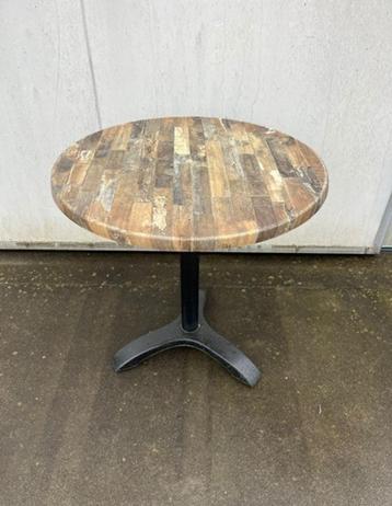 1 stuks ronde horeca restaurant terras tafels werzalit beschikbaar voor biedingen