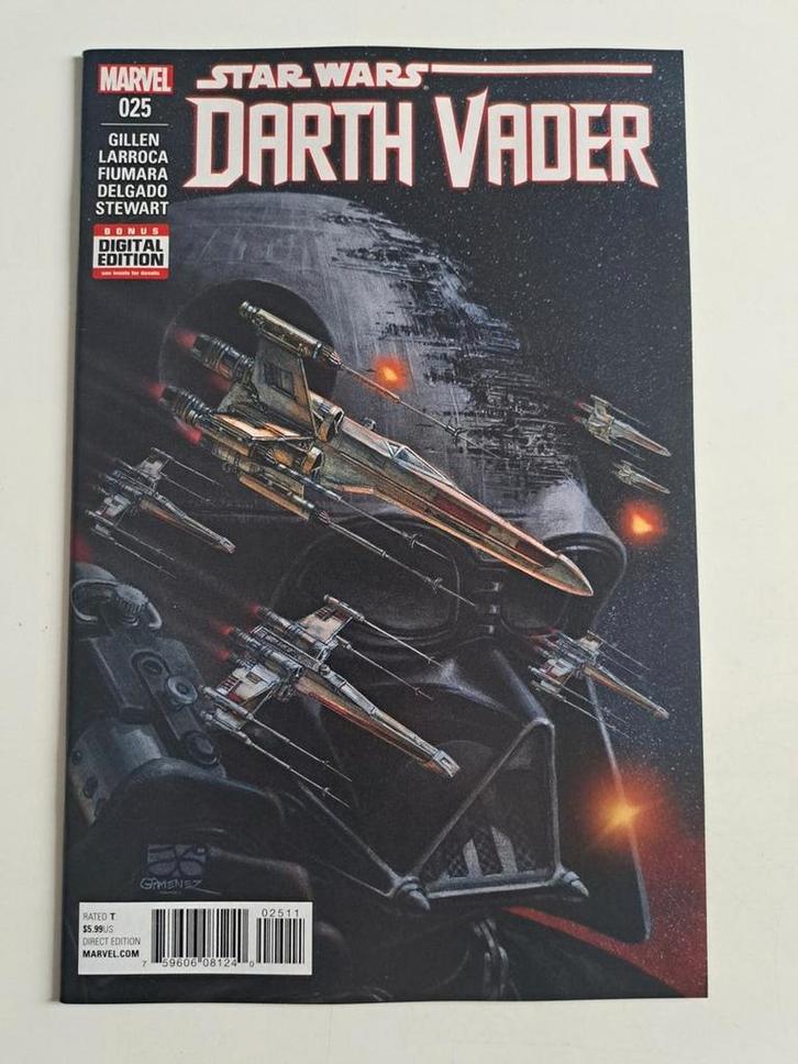 Star Wars Darth vader #25, Boeken, Strips | Comics, Zo goed als nieuw, Eén comic, Amerika, Ophalen of Verzenden