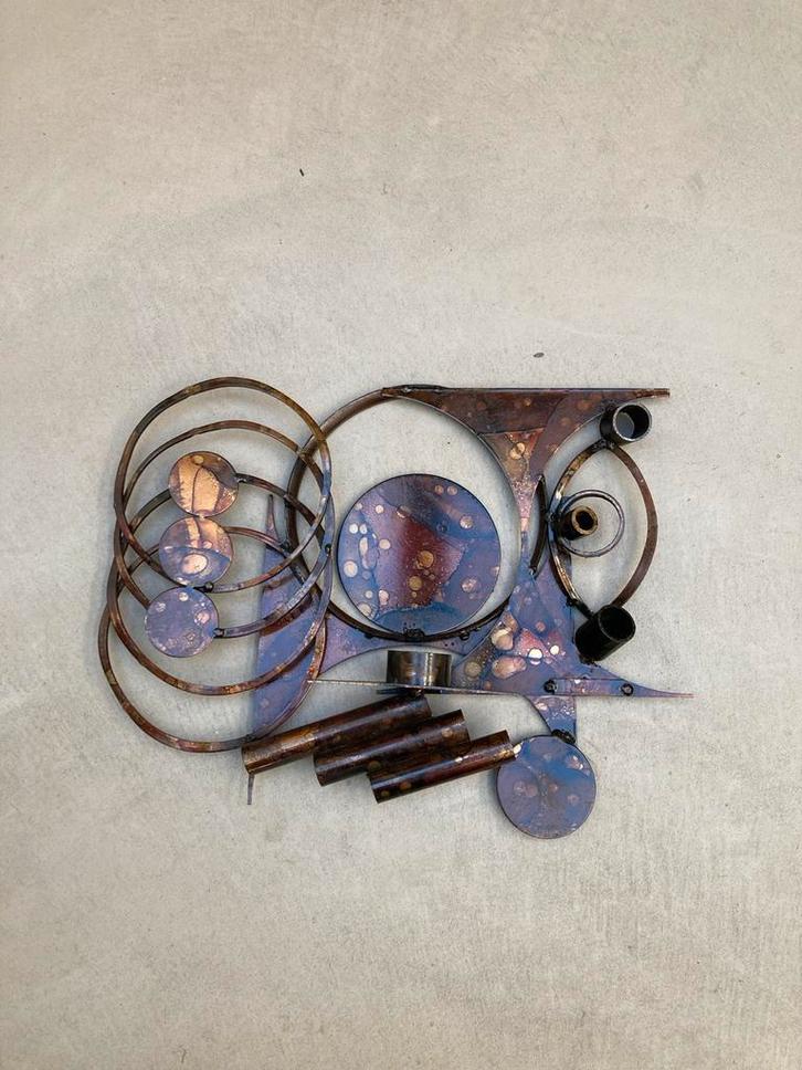 Brutalist Wandsculptuur Henrik Horst, Antiek en Kunst, Kunst | Beelden en Houtsnijwerken, Ophalen of Verzenden