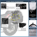 Motorfiets Zadeltas 20L - Universele Zijtas, Motoren, Accessoires | Koffers en Tassen, Verzenden, Nieuw