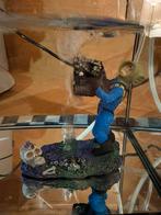 Luchtpomp en sierornament duiker met schatkist, Ophalen, Zo goed als nieuw