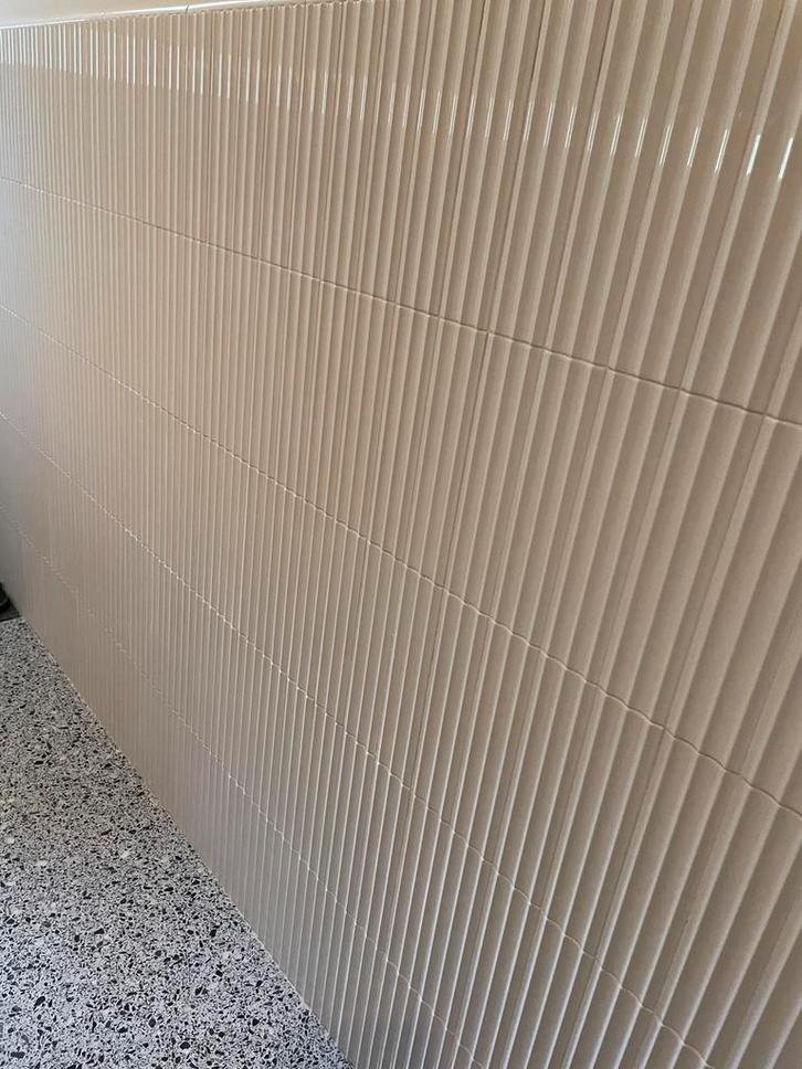 Quintessenza muurtegels 7,5 x 30 cm, Doe-het-zelf en Verbouw, Tegels, Zo goed als nieuw, Wandtegels, Keramiek, Minder dan 5 m²