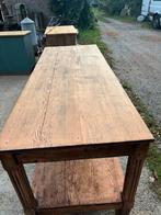 Oude bakkers werktafel pitsch-pine hout werkbank bakkerij, Ophalen