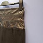 Sportalm koker rok pu-leer faux leather + stof mt 36 S 44622, ., Zwart, Nieuw, Sportalm