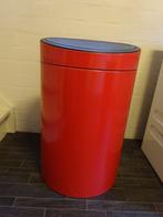 Brabantia Touch bin afvalbak, Huis en Inrichting, Rvs, 40 liter of meer, Zo goed als nieuw, 50 tot 75 cm