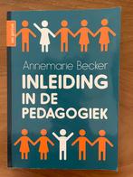 Inleiding in de pedagogiek - Becker, Ophalen of Verzenden, Zo goed als nieuw