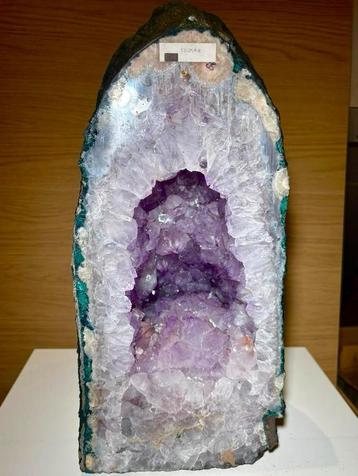 Amethist Geode Kathedraal - 19,9 kg, 38,5 cm hoog beschikbaar voor biedingen