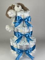 Luiertaart jongen happy horse tut hond david diep blauw, Ophalen of Verzenden, Nieuw, Kraamcadeau