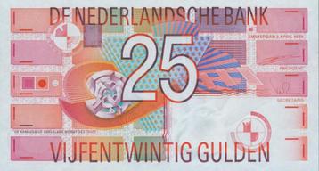 Vijf en Twintig Gulden Roodborstje No 2520030361, 1989 UNC beschikbaar voor biedingen