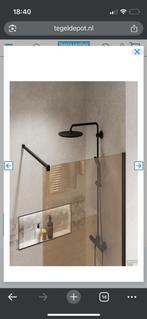 Douche wand 80x200  8mmbrons glas, Ophalen of Verzenden, Nieuw