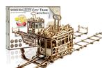 3D Houten Puzzel City Tram + Rails 1:30 - DIY Wood Build, Verzenden, Minder dan 500 stukjes, Nieuw, Rubik's of 3D-puzzel