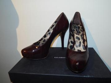 Dolce & Gabbana eerstelijns pumps chocolade bruin 39 beschikbaar voor biedingen