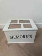 Houten Landelijke Herinneringsdoos / Foto Box "Memories", Ophalen of Verzenden, Nieuw, Overige vormen