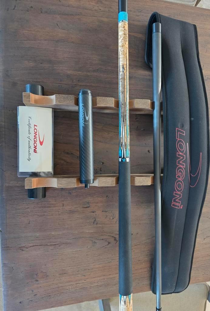 Longoni Ambizione uitvoering Luna Nera, Sport en Fitness, Biljarten en Poolen, Nieuw, Keu of Ballen, Ophalen of Verzenden