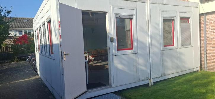 2x Mobiele keet / unit / kantoorcontainer / bouwkeet, Zakelijke goederen, Machines en Bouw | Keten en Containers, Ophalen