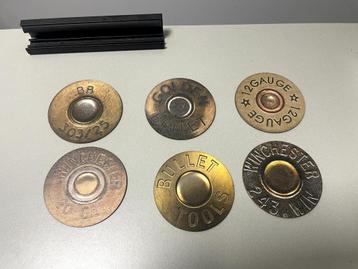Leuke kogel/bullet onderzetters beschikbaar voor biedingen