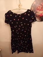 Primark jurk met vogelprint - maat 40, Maat 38/40 (M), Primark, Zwart, Ophalen of Verzenden