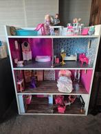 Barbiehuis compleet, Kinderen en Baby's, Speelgoed | Poppenhuizen, Ophalen, Zo goed als nieuw