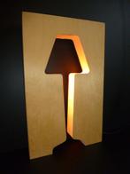 Geweldige J.c.j. Haans design nolamp tafellamp, Ophalen of Verzenden, Gebruikt, Hout, Minder dan 50 cm