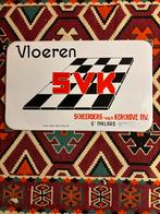 Emaille bord SVK vloeren, Ophalen of Verzenden, Zo goed als nieuw, Reclamebord