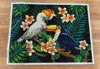 Daimont painting schilderij tropische vogels 30x40cm, Ophalen, Nieuw, (Grond)plaat