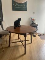 Eettafel (excl. kat), Huis en Inrichting, Tafels | Eettafels, Ophalen, Gebruikt, Rond, 50 tot 100 cm