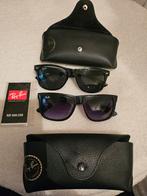 Rayban new Wayfarer + justin 2x, Ophalen of Verzenden, Zo goed als nieuw, Zwart, Ray-Ban
