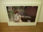 Te koop aangeboden: fotolijst / schilderij, Ophalen, 50 tot 75 cm, Zo goed als nieuw, Schilderij