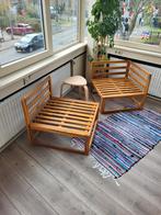 2 delig VidaXL tuinbankje van acaciahout 70x70x60 cm, Tuin en Terras, Tuinbanken, Ophalen, Nieuw, Hout