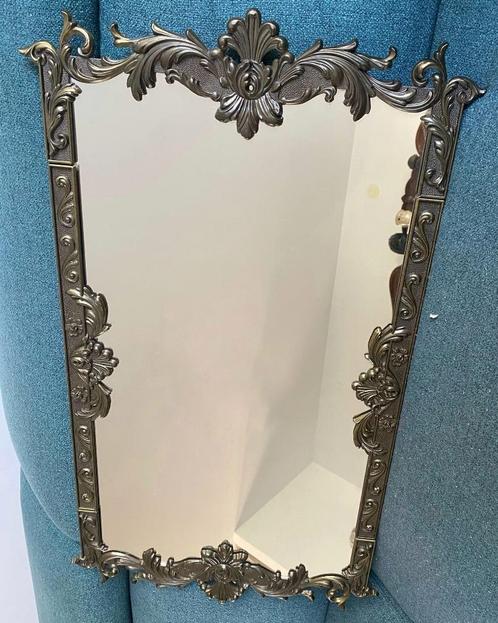 Vintage klassiek Italiaanse spiegel van FG, Huis en Inrichting, Woonaccessoires | Spiegels, Gebruikt, Minder dan 50 cm, Minder dan 100 cm