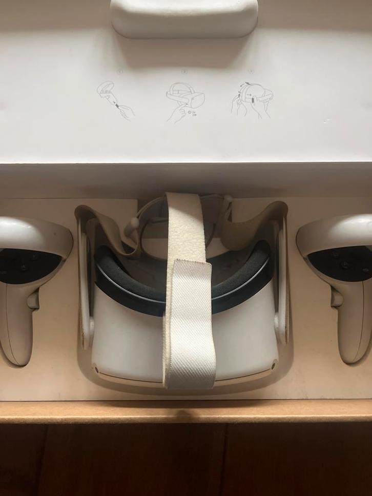 Oculus Quest 2 VR Headset -, Spelcomputers en Games, Virtual Reality, Gebruikt, Overige platformen, VR-bril, Ophalen