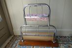Prachtige jaren 50 dubbele chromen papierrolhouder, Ophalen of Verzenden
