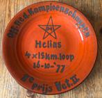Wandbord oranje nederlands kampioenschap 1ste prijs 4x15 km, Ophalen of Verzenden