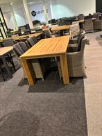 Houten Eettafel met Stoelen, Gebruikt, 100 tot 150 cm, Teakhout, Ophalen of Verzenden