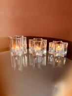 SET KRISTALLEN WAXINELICHTHOUDERS STELLA (ook verzenden), Ophalen of Verzenden, Zo goed als nieuw