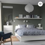 Compleet Ikea Askvoll bed,lattenbodems,goede matras(160x200), Huis en Inrichting, Slaapkamer | Matrassen en Bedbodems, 160 cm
