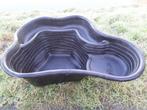 Vijverbak zwart met dekseleiland., Tuin en Terras, Ophalen, Gebruikt, Vijverbak