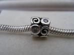 Pandora bedel met Zirkonia, Sieraden, Tassen en Uiterlijk, Bedels, Verzenden, Pandora, Zo goed als nieuw, 1 bedel