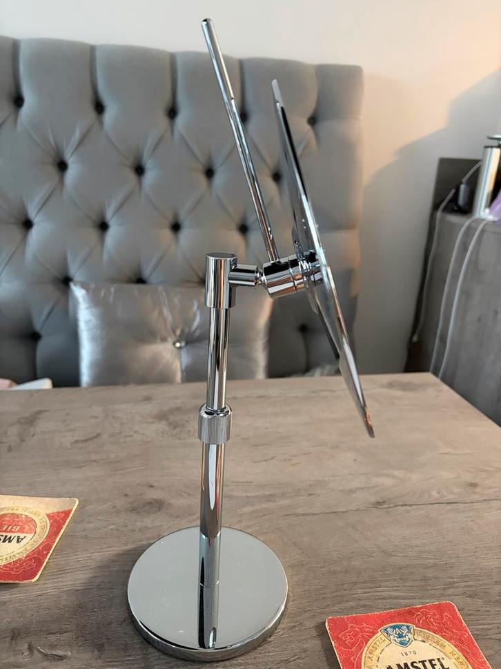 Make-up Spiegel - Staand, Rond, Verstelbaar, Huis en Inrichting, Woonaccessoires | Spiegels, Zo goed als nieuw, Minder dan 50 cm