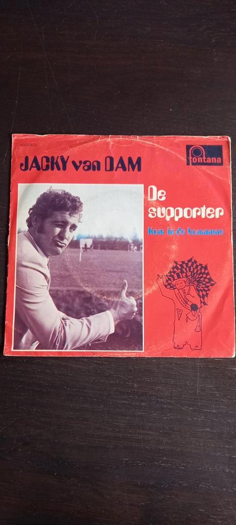 Jacky van Dam - De supporter 1971 voetbal, Cd's en Dvd's, Vinyl Singles, Gebruikt, Single, Nederlandstalig, 7 inch, Ophalen of Verzenden