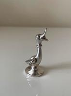 Zilveren eend, miniatuurtje, Antiek en Kunst, Ophalen of Verzenden, Zilver