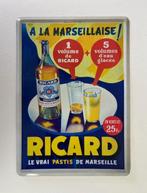 Franse reclamekaart Ricard le vrai pastis de Marseille, Verzamelen, Merken en Reclamevoorwerpen, Overige typen, Ophalen of Verzenden